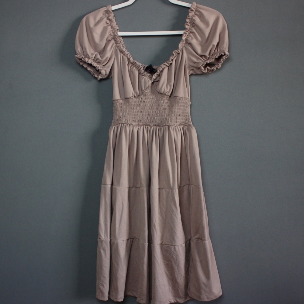 Tan Dress